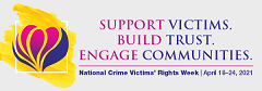 Thumbnail banner for the 2021 National Crime Victims' Rights Week