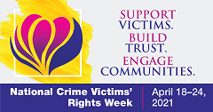 Thumbnail banner for the 2021 National Crime Victims' Rights Week