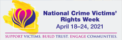 2021 National Crime Victims’ Rights Week Billboard 1 (30" X 10") Thumbnail