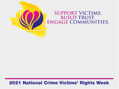 2021 National Crime Victims’ Rights Week Name Tag 1