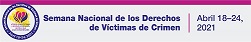 Banner in Spanish to promote the 2021 National Crime Victims' Rights Week
