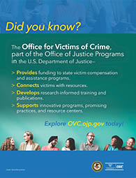 2021 National Crime Victims' Rights Week Awareness Posters