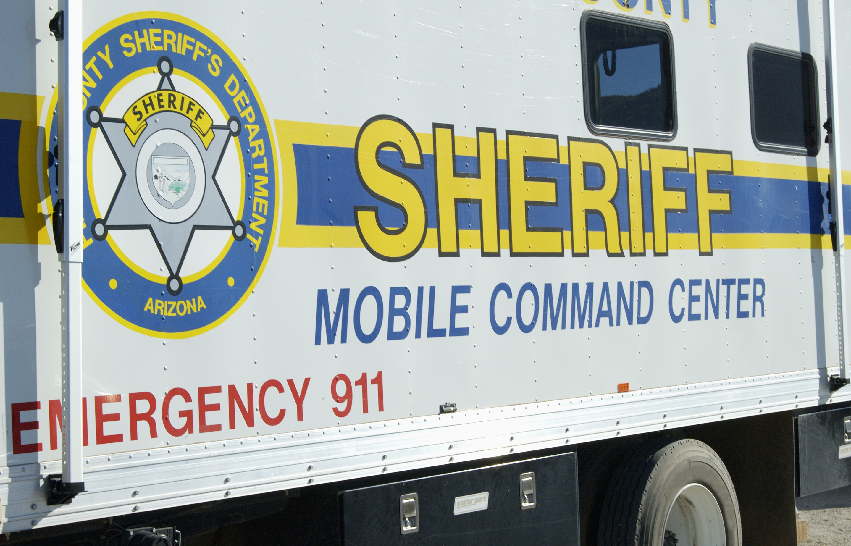 Photo of a Sheriff Mobile Command Center Vehicle