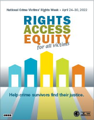 2022 National Crime Victims' Rights Week Awareness Theme Posters