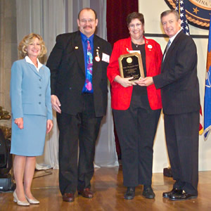 Jay and Linda Foley with Deborah Daniels and John Ashcroft