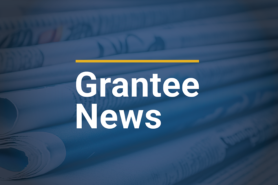 A stack of newspapers. Text on the image reads "Grantee News".