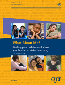 Cover page of the What About Me? Finding Your Path Forward When Your Brother or Sister is Missing guide