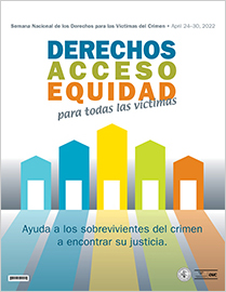 2022 Semana Nacional de los Derechos para las Víctimas del Crimen Cartele Temático (22x28)