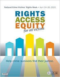 2022 National Crime Victims' Rights Week Theme Poster (22x28)
