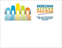 Rights. Access. Equity. for all victims. Help crime survivors find their justice.