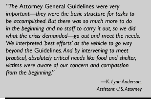 Quote from K. Lynn Anderson, Assistant U.S. Attorney
