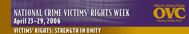OVC -- National Crime Victims' Rights Week
