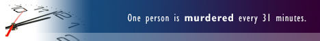Crime Clock Web banner for National Crime Victims’ Rights Week, April 26-May 2, 2009