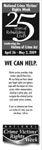 Black and White We Can Help Bookmark