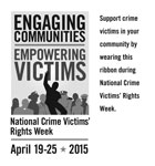 2015 NCVRW Black and White Ribbon Card 1