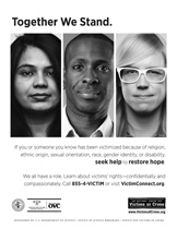 Bias Crime Black and White Posters