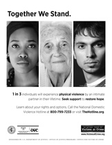  Intimate Partner Violence Black and White Posters