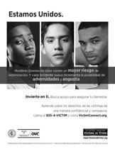 Hombres jóvenes de color