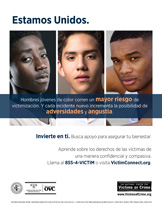 Hombres jóvenes de color