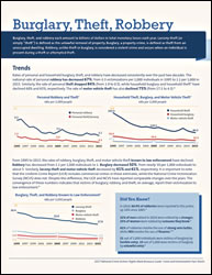 Burglary, Robbery, Theft fact sheet thumbnail
