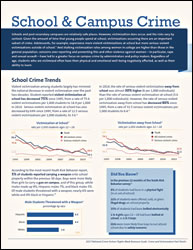 School and Campus Crime fact sheet thumbnail