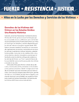 Hitos en la Lucha por los Derechos y Servicios de las Víctimas thumbnail