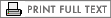 Print Full Text icon