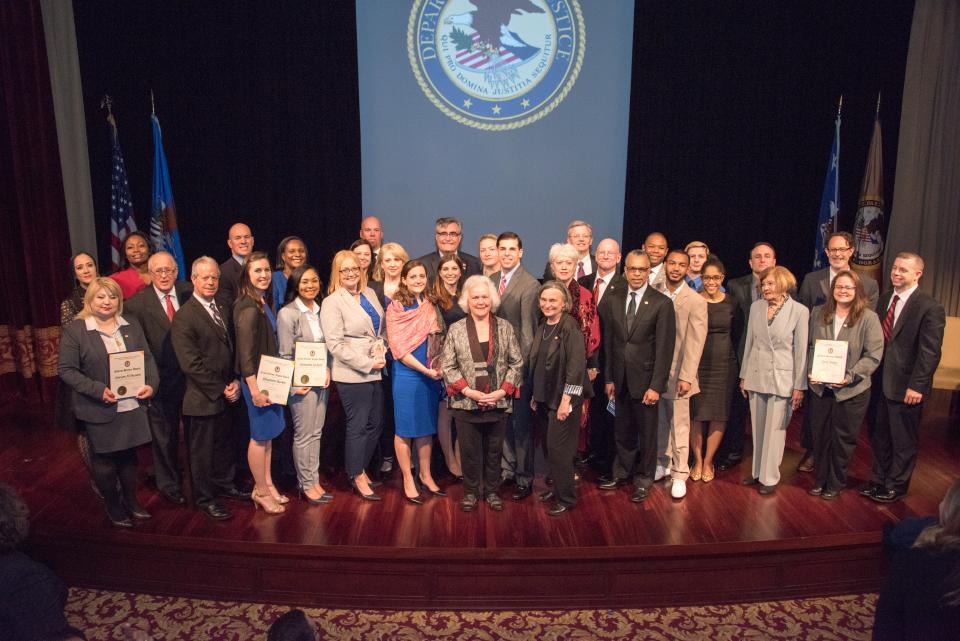 The 2017 National Crime Victims' Service Awards recipients.