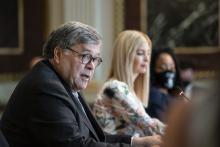 Attorney General William P. Barr and Advisor to the President Ivanka Trump