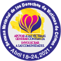 2021 Semana Nacional de los Derechos de Víctimas de Crimen Botón 1 (125x125 px)