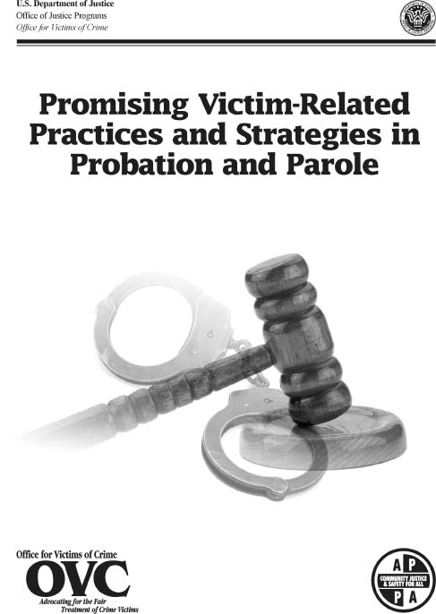 Promising Victim-Related Practices in Probation and Parole - A Compendium of  Promising Practices cover