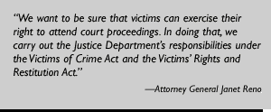 Quote from Attorney General Janet Reno