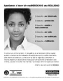 Make Your Rights a Reality Poster