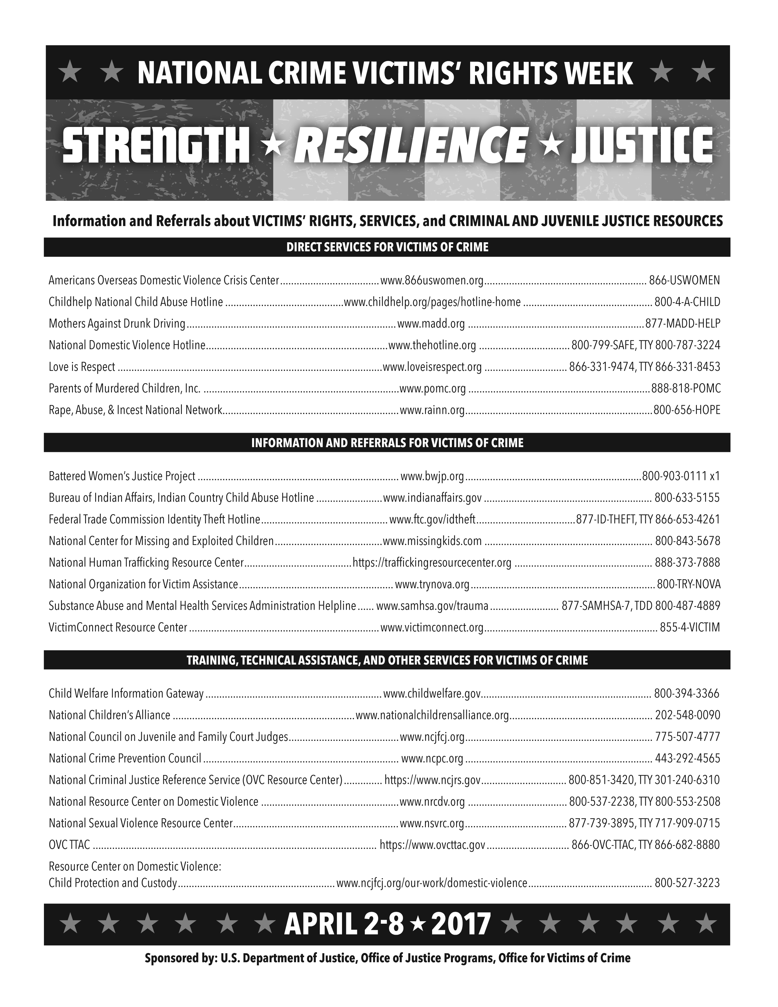 Referral Flier black and white