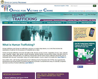 SCREENSHOT OF: https://ovc.ncjrs.gov/humantrafficking/
