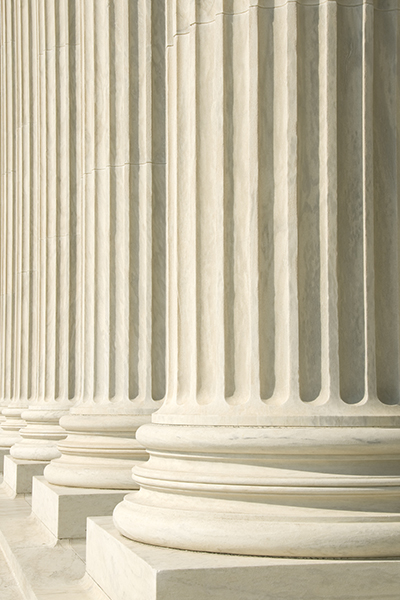 Image of the pillars of justice