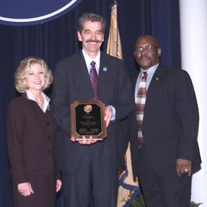 Mel S. Johnson receives a 2003 Award for Professional Innovation in Victim Services